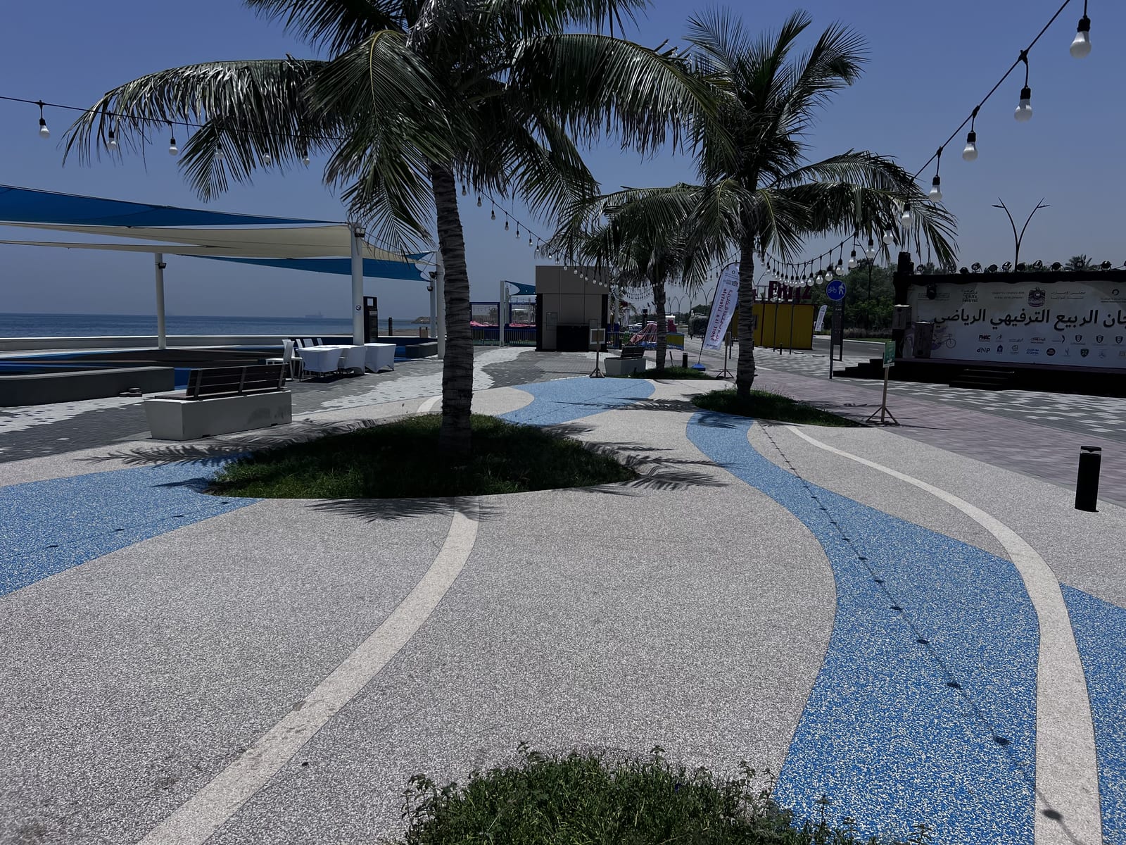 Qidfa Beach, Fujairah — decorative surfacing by RBS Group