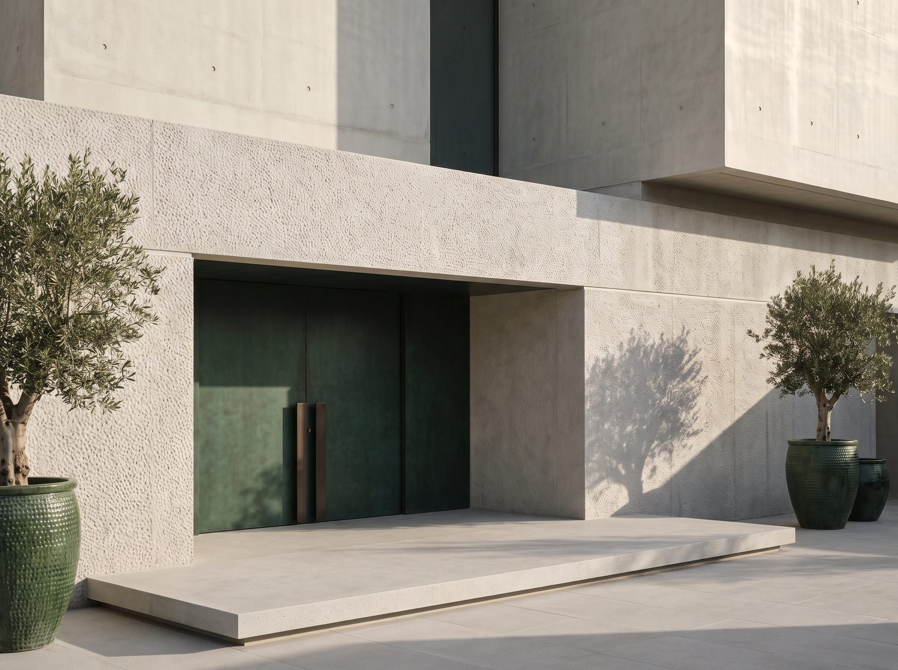 Bush-Hammered Concrete — Composite decorative surface finish by RBS Group