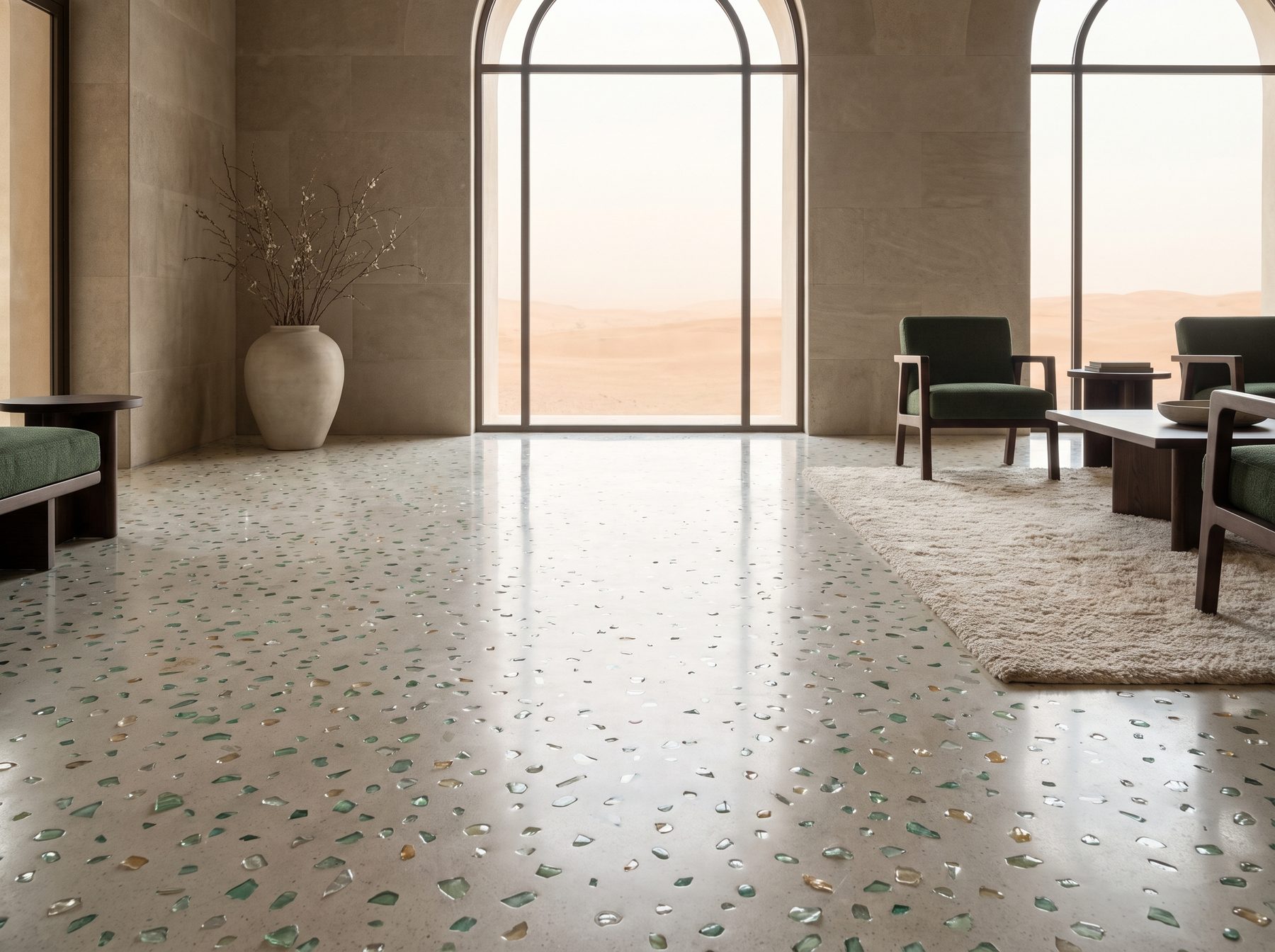 Glass Aggregate Resin — Polymer decorative surface finish by RBS Group