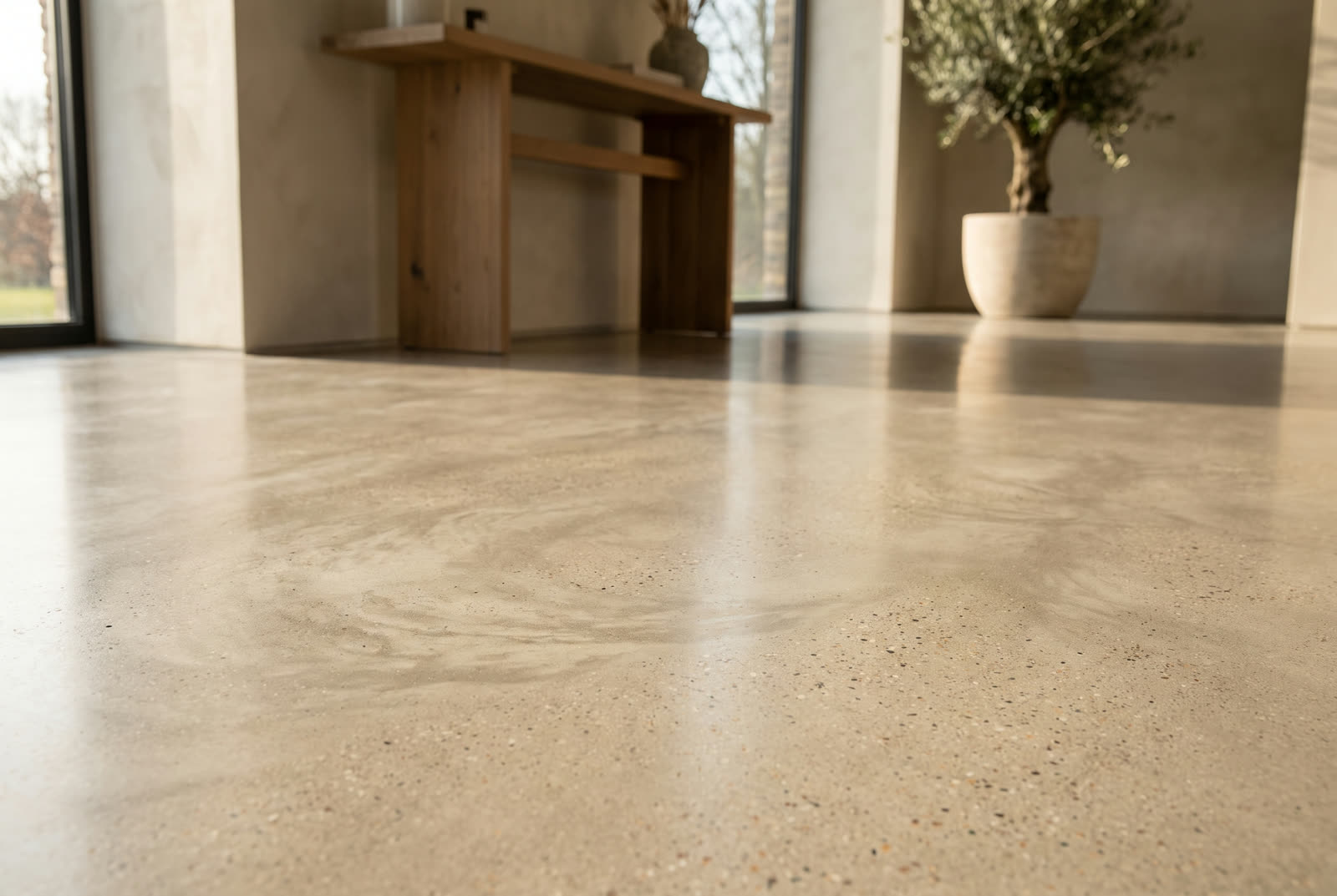 Polished Concrete — Composite decorative surface finish by RBS Group